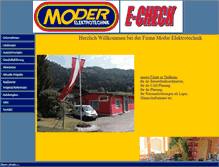 Tablet Screenshot of moder-elektrotechnik.at